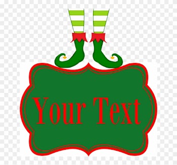 Personalizable Christmas Elf Feet Apron - Eat Drink Be Merry Christmas Elf King Duvet