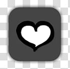 Personalization for Girls, black and white heart illustration transparent background PNG clipart