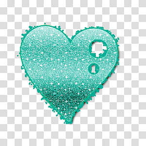 Personalization for Girls, teal heart illustration transparent background PNG clipart