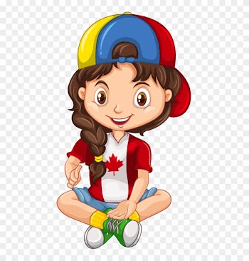 Personnages, Illustration, Individu, Personne, Gens - Canadian Girl And Boy