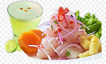 Peruvian ceviche Pisco sour Tiradito - fish 