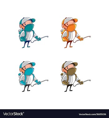 pest control mascot character