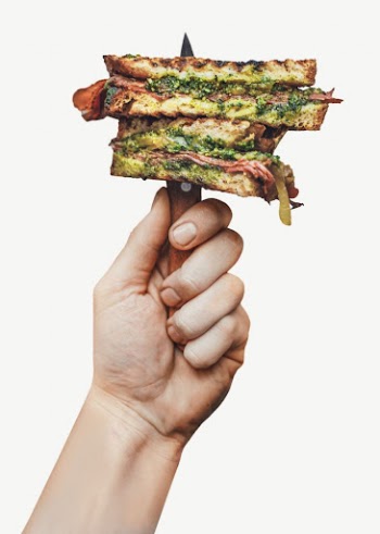 Pesto sandwich  collage element | Free PSD - rawpixel