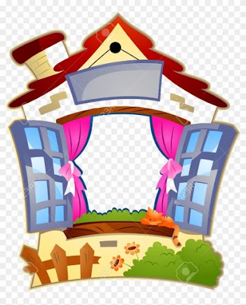 Pesukim 11 And - House Frame Cartoon