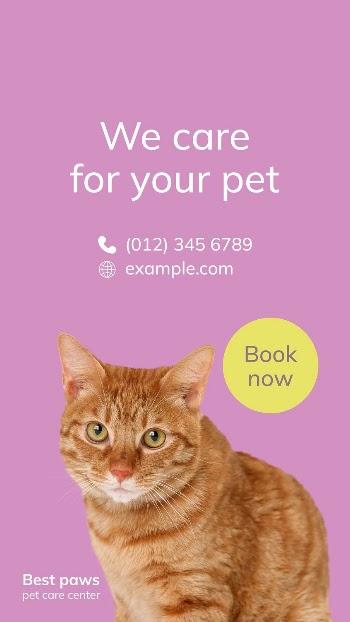 Pet care Facebook story template | Free Vector Template - rawpixel
