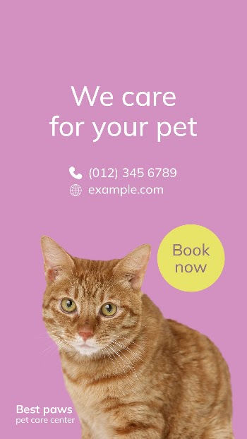Pet care Instagram post template | Free PSD Template - rawpixel
