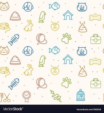  					Pet Seamless Pattern vector image														