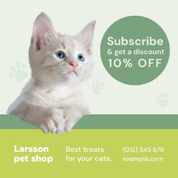 Pet shop Instagram ad template | Free Vector Template - rawpixel