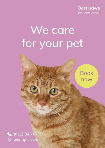 Pet shop poster template for social | Free PSD Template - rawpixel
