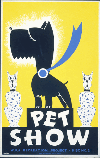 Pet show WPA recreation project, | Free Photo - rawpixel