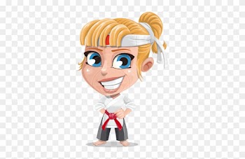 Peta The Little Karate Girl - Karate Girl Cartoon