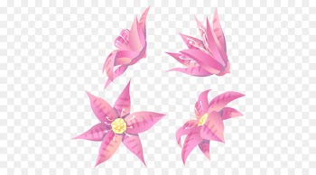 Petal Flower - Windmill type flower model 