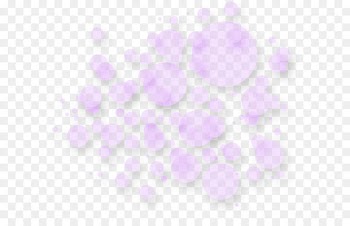 Petal Pattern - Purple bubble floating 