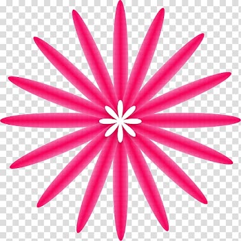 Petal Pink M Line Symmetry Cut flowers, line transparent background PNG clipart