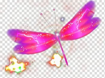 Petal Pink, Magic Butterfly transparent background PNG clipart