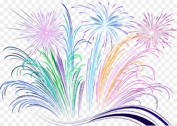 Petal Purple Illustration - Colorful fireworks fireworks 