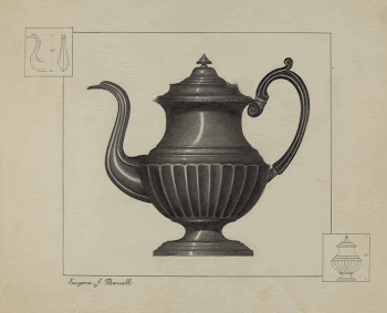 Pewter Coffee Pot (ca. 1936) | Free Photo - rawpixel