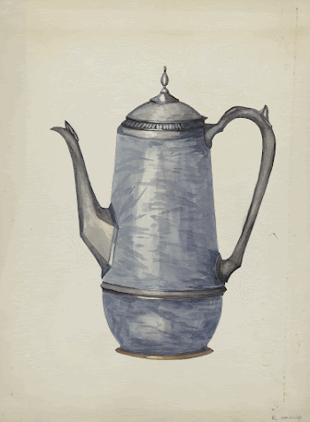 Pewter Coffee Pot (ca. 1936) | Free Photo - rawpixel