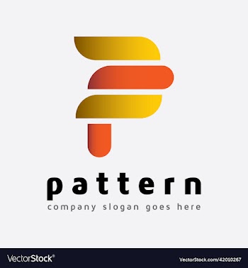 pf logo or fp logo template