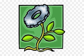 Pflanze, Industrie Und Natur Im Widerspruch Vektor - Pflanze, Industrie Und Natur Im Widerspruch Vektor