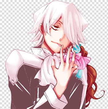 PH Colorings, white haired anime character transparent background PNG clipart