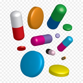 Pharmaceutical drug Cough Tablet Allergy Antihistamine - Colored pills 