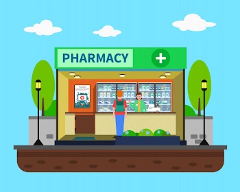 Pharmacy concept illustration