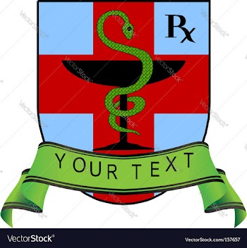 Pharmacy crest vector image