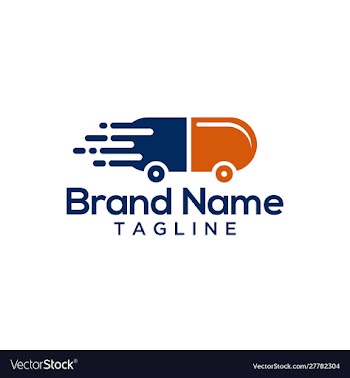 Pharmacy delivery logo template vector image
