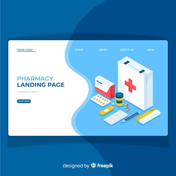 Pharmacy landing page