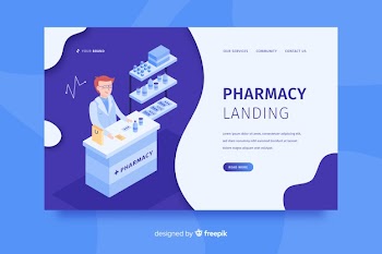 Pharmacy landing page