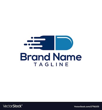 Pharmacy logo template vector image