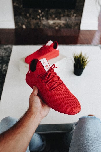 Pharrell x Adidas Tennis HU Solid Pack Red