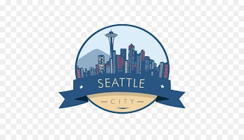 Philadelphia New York City Skyline Badge Logo - seattle seahawks 