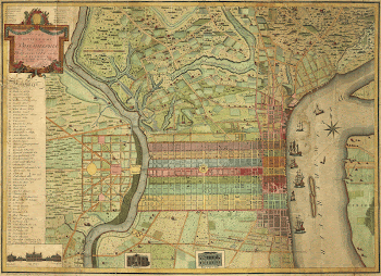 Philadelphia Street Map, 1802. | Free Photo - rawpixel
