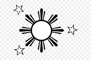 Philipines Clipart Black And White - Golden State Warriors Filipino Heritage Logo