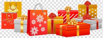 Philippines Christmas gift Santa Claus, Christmas Gifts , Christmas presents transparent background PNG clipart