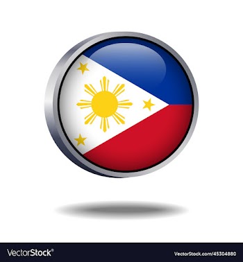 philippines flag button