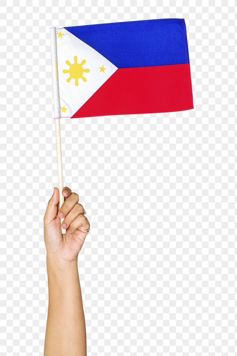 Philippines' flag png in hand | Free PNG - rawpixel