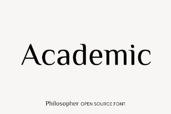 Philosopher open source font by Jovanny | Free Font Add-on - rawpixel