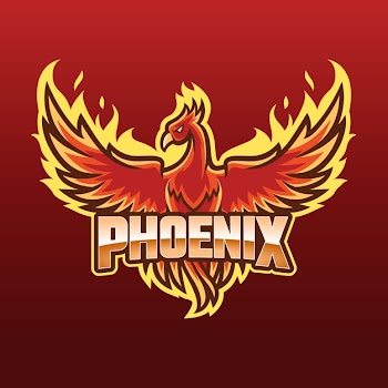 Phoenix logo concept Free Vector