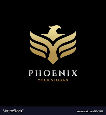 phoenix logo eagle and bird logo template
