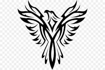 Phoenix Symbol Royalty-free Clip art - Mexican Eagle Tribal 