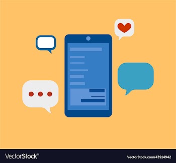 phone and messengers communications and