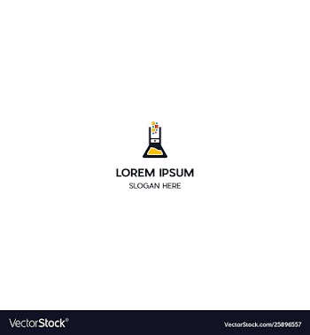 Phone lab technology logo design vector image