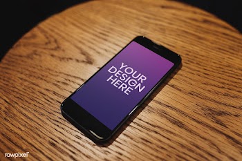Phone screen mockup | Free stock psd mockup - 1077809