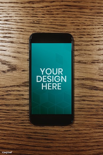Phone screen mockup | Free stock psd mockup - 1077818