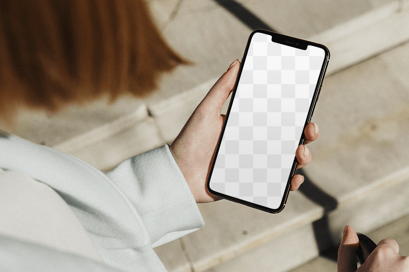 Phone screen png mockup, transparent | Free PNG Mockup - rawpixel