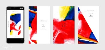 Phone wallpaper templates | Free stock vector - 575284
