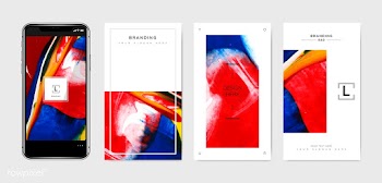 Phone wallpaper templates | Free stock vector - 575294